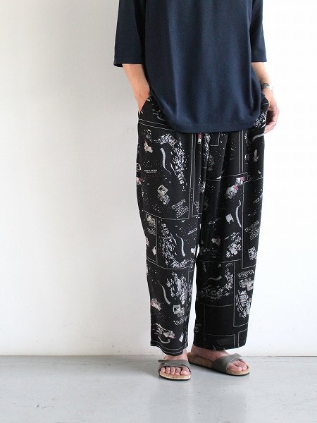 Porter Classic (ポータークラシック) ALOHA PANT FRENCH FILM / BLACK