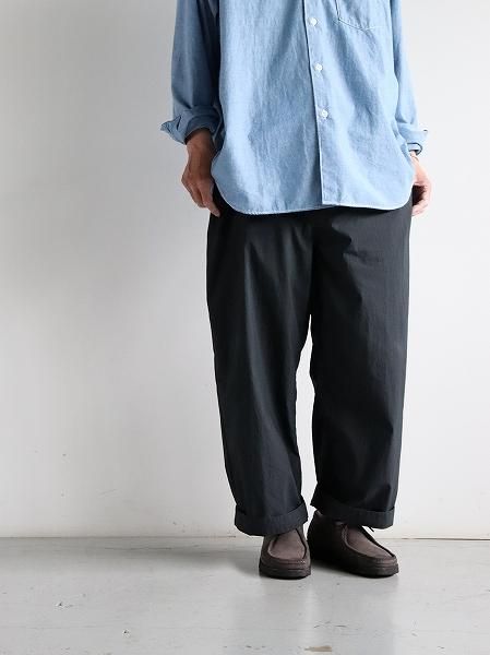 Porter Classic POPLIN JAZZ PANTS ブラウン Porter Classic - HAPPY DENIM JAZZ PANTS 2022 - BROWN