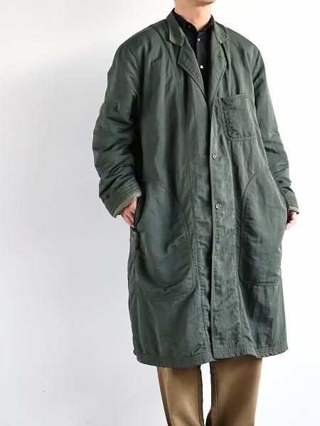 Porter Classic SUPER NYLON MILITARY COAT / OLIVE