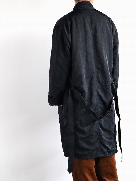 Porter Classic SUPER NYLON MILITARY COAT / BLACK