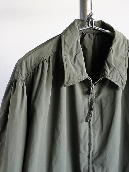 PORTER CLASSIC WEATHER TRENCHCOAT 緑 サイズ3 Porter Classic WEATHER GATHERED ZIP UP JACKET / OLIVE