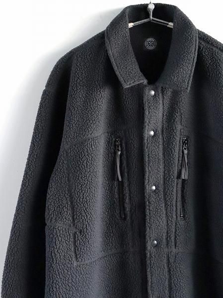 Porter ClassicFREECE ZIP SHIRT (POLARTEC) / BLACK