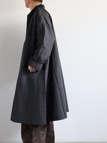 Porter Classic GABARDINE SWING COAT / VINTAGE GREY