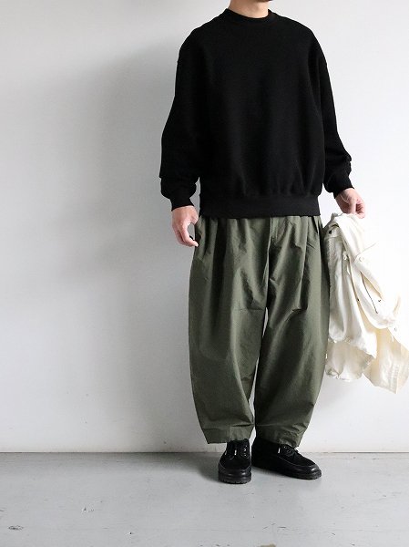 Porter Classic WEATHER BEBOP PANTS / OLIVE