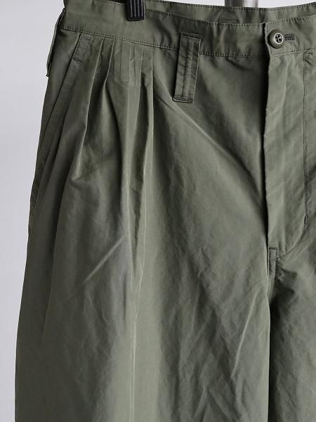 Porter Classic WEATHER BEBOP PANTS / OLIVE Porter Classic WEATHER BEBOP PANTS / OLIVE