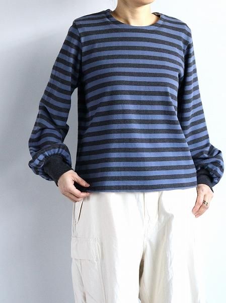 R&D.M.Co-(ɥޥ󥺥ƥ顼)΢ BORDER B.B GATHER SLEEVE PULL-OVER