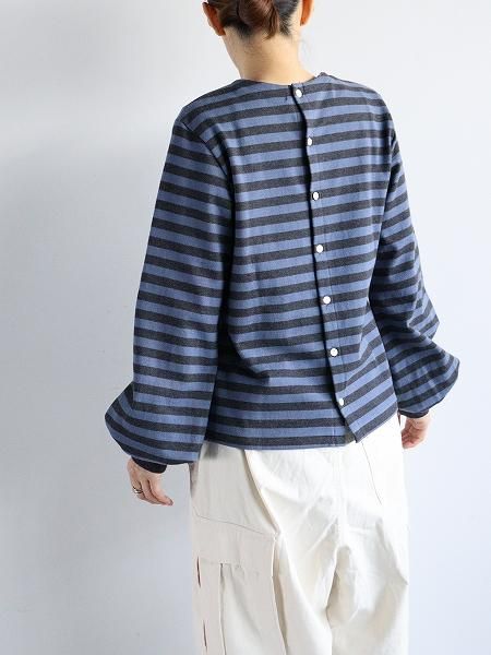 R&D.M.Co-(ɥޥ󥺥ƥ顼)΢ BORDER B.B GATHER SLEEVE PULL-OVER