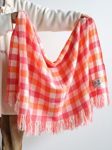 R&D.M.Co- CHECK BLANKET / Pink