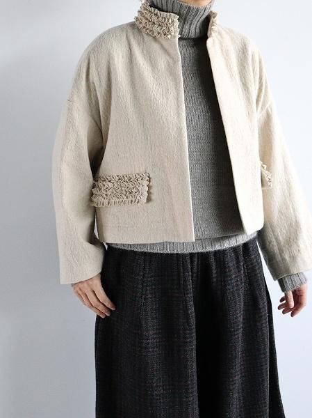 モンキーさん専用⭐︎美品ロンハーマン/ コットンホワイトデニムジャケット秋向け Ron Herman ロンハーマン デニムジャケット2nd model Mサイズ