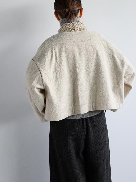 R&D.M.Co- ジャケット Mサイズ　カバーオール　定価６４９００円　美品 R & D.M.Co-(オールドマンズテーラー)ウール フェルト ニット