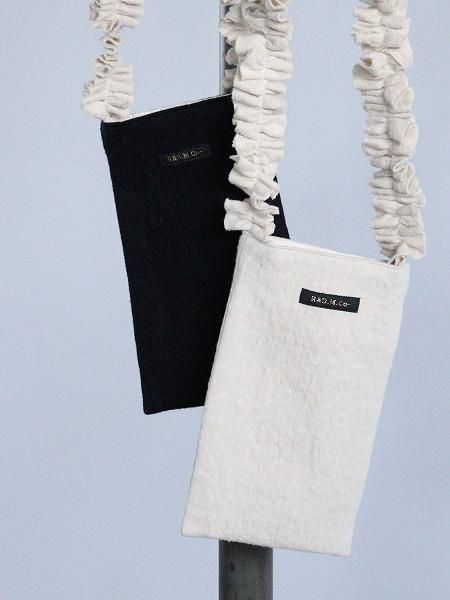 オールマンズテーラー ・FRILL SHOULDER BAG ・ブラック｜バッグ
