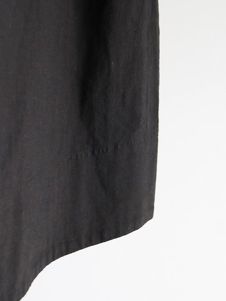 R&D.M.Co- / OLDMAN'S TAILORGARMENT DYE SIDE STRING SKIRT / Black