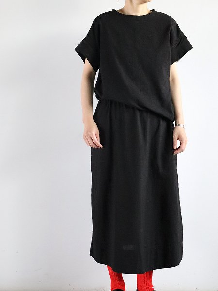 R&D.M.Co- (ɥޥ󥺥ƥ顼) G.D LOUNGING ASYMMETRY DRESS / Black