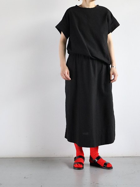 R&D.M.Co- (ɥޥ󥺥ƥ顼) G.D LOUNGING ASYMMETRY DRESS / Black