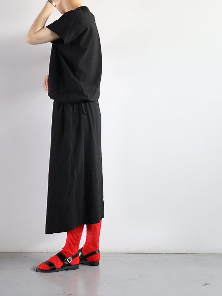 R&D.M.Co- (ɥޥ󥺥ƥ顼) G.D LOUNGING ASYMMETRY DRESS / Black