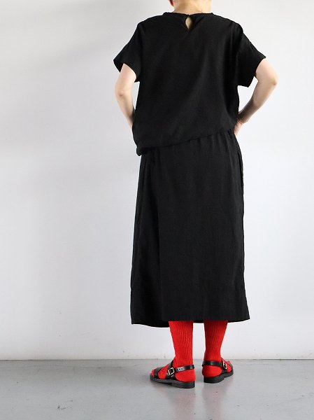 R&D.M.Co- (ɥޥ󥺥ƥ顼) G.D LOUNGING ASYMMETRY DRESS / Black