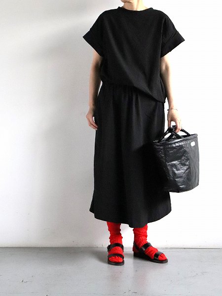 R&D.M.Co- (ɥޥ󥺥ƥ顼) G.D LOUNGING ASYMMETRY DRESS / Black