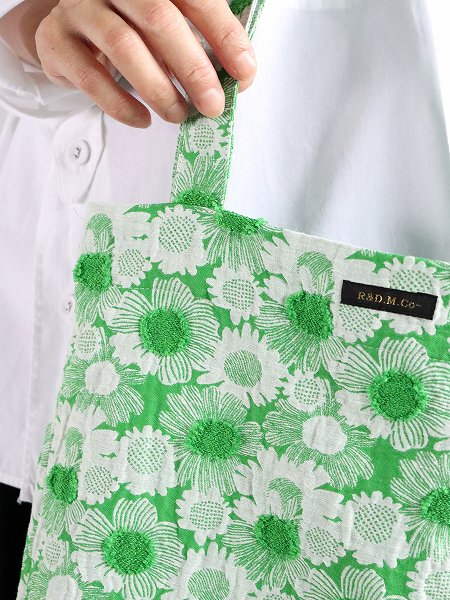 R&D.M.Co-JACQUARD DAISY TOTE BAG