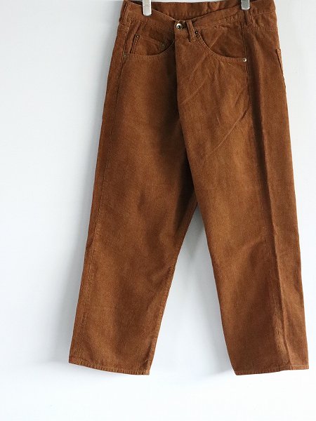 R&D.M.Co- (ɥޥ󥺥ƥ顼) CORDUROY TWISTED PANTS