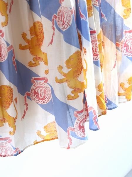 R&D.M.Co-(ɥޥ󥺥ơ顼) C.LAWN ROYAL LION GATHER SKIRT/ Natural (no.7544)