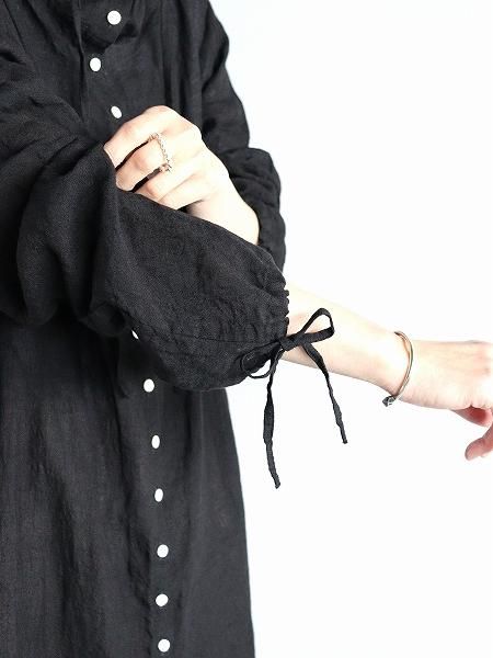 R&D.M.Co- (ɥޥ󥺥ơ顼)LINEN HEMP HOODIE COAT / Black