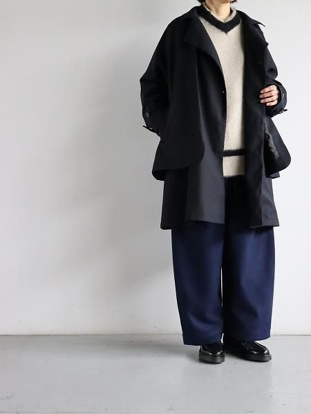 R&D.M.Co- (ɥޥ󥺥ƥ顼)MOHAIR CRICKET SWEATER / Beige  Black