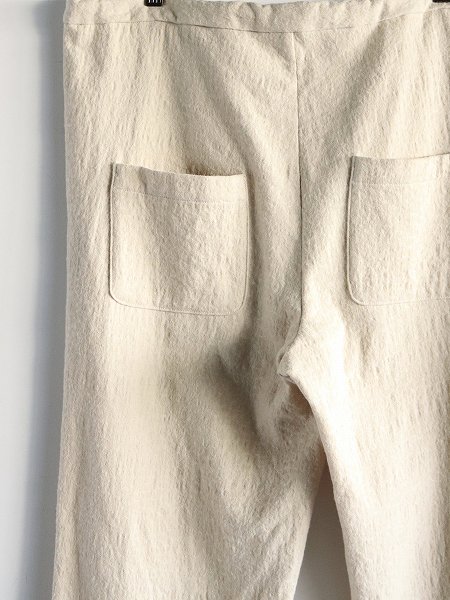 R&D.M.Co- FRILL DECO PANTS / Natural  Natural