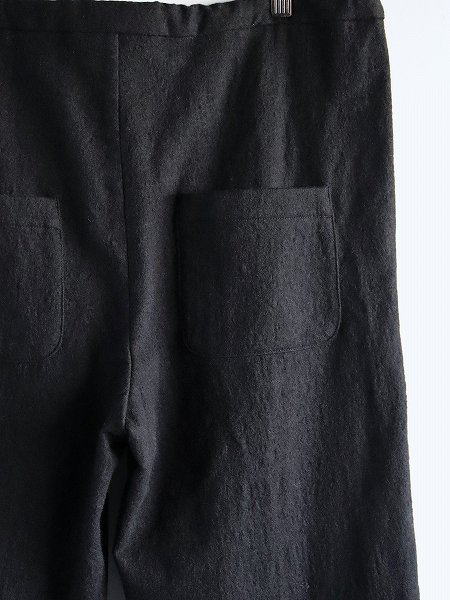 R&D.M.Co- FRILL DECO PANTS / Black  Black