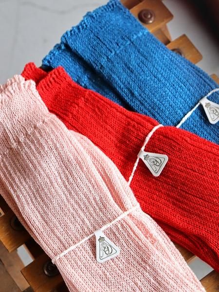 R&D.M.Co-LINEN RIB STITCH SOX