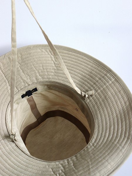 R&D.M.Co-LINEN TAFFETA ADVENTURE HAT