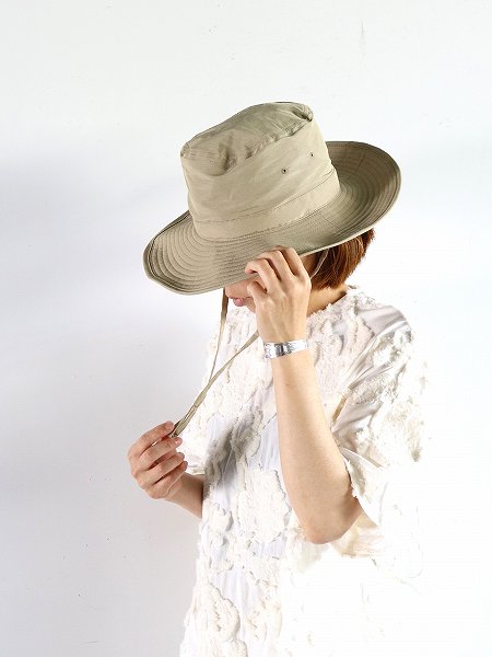 R&D.M.Co-LINEN TAFFETA ADVENTURE HAT