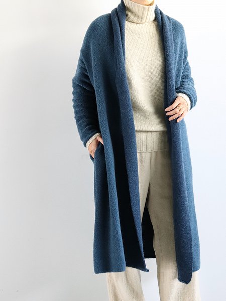 R&D.M.Co- / OLDMAN'S TAILOR (ɥޥ󥺥ƥ顼) PILE CACHE COEUR LONG CARDIGAN