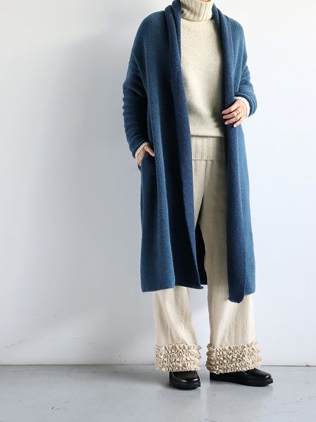 R&D.M.Co- / OLDMAN'S TAILOR (ɥޥ󥺥ƥ顼) PILE CACHE COEUR LONG CARDIGAN