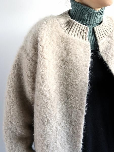 R&D.M.Co- (オールドマンズテイラー) PILE KNIT CARDIGAN / Wood R&D.M.Co- (オールドマンズテイラー) PILE KNIT CARDIGAN / Wood