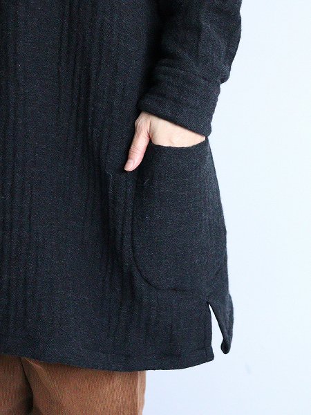 RD.M.Co- / OLDMAN'S TAILORʥɥޥ󥺥ƥ顼WOOL W-FACE ROOMY SHIRT / Charcoal