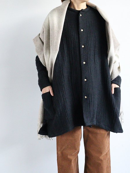 RD.M.Co- / OLDMAN'S TAILORʥɥޥ󥺥ƥ顼WOOL W-FACE ROOMY SHIRT / Charcoal