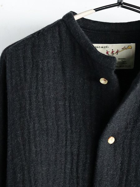 RD.M.Co- / OLDMAN'S TAILORʥɥޥ󥺥ƥ顼WOOL W-FACE ROOMY SHIRT / Charcoal