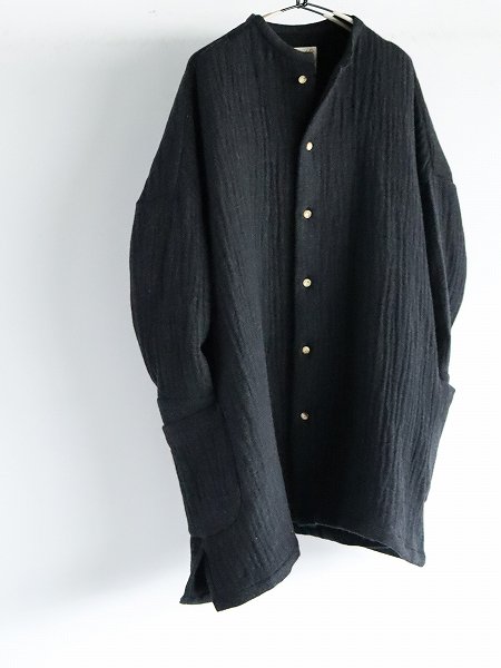 RD.M.Co- / OLDMAN'S TAILORʥɥޥ󥺥ƥ顼WOOL W-FACE ROOMY SHIRT / Charcoal