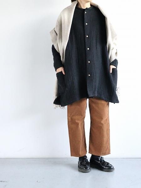 RD.M.Co- / OLDMAN'S TAILORʥɥޥ󥺥ƥ顼WOOL W-FACE ROOMY SHIRT / Charcoal