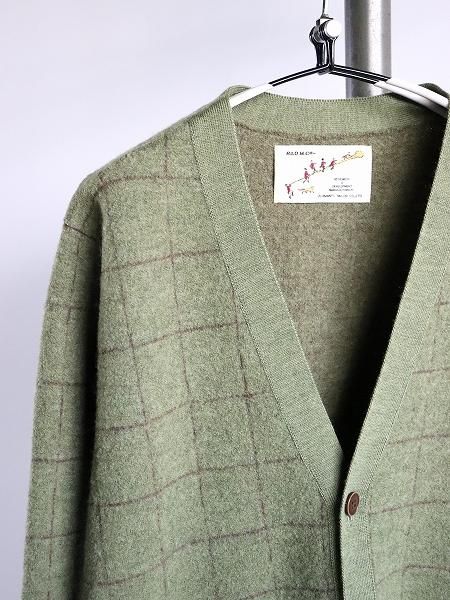 R&D.M.Co- (ɥޥ󥺥ƥ顼)PILE KNIT CARDIGAN / Wood Beige