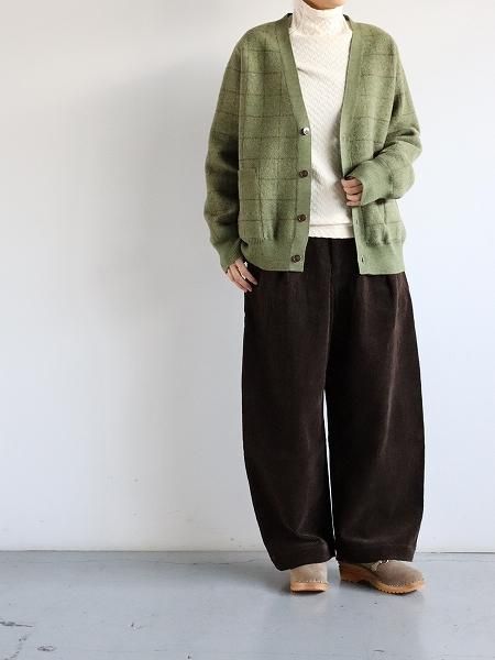 R&D.M.Co- (ɥޥ󥺥ƥ顼)PILE KNIT CARDIGAN / Wood Beige