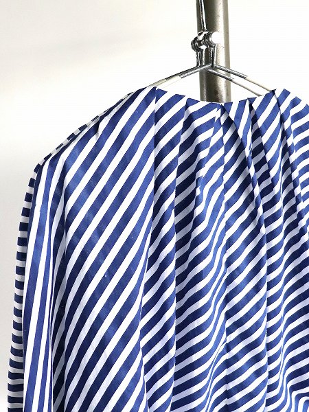 R&D.M.Co-(ɥޥ󥺥ơ顼)  RAINY STRIPE BALLOON SLEEVE JACKET / Blue (no.6838)