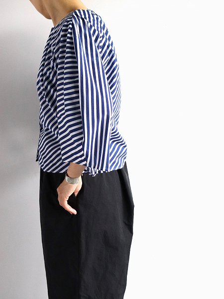 R&D.M.Co-(ɥޥ󥺥ơ顼)  RAINY STRIPE BALLOON SLEEVE JACKET / Blue (no.6838)