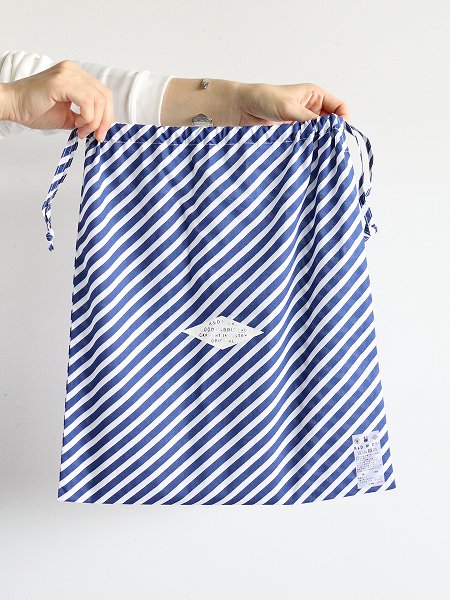 R&D.M.Co- / OLDMAN'S TAILOR (ɥޥ󥺥ƥ顼) RAINY STRIPE DRAWSTRING BAG L() no.6839