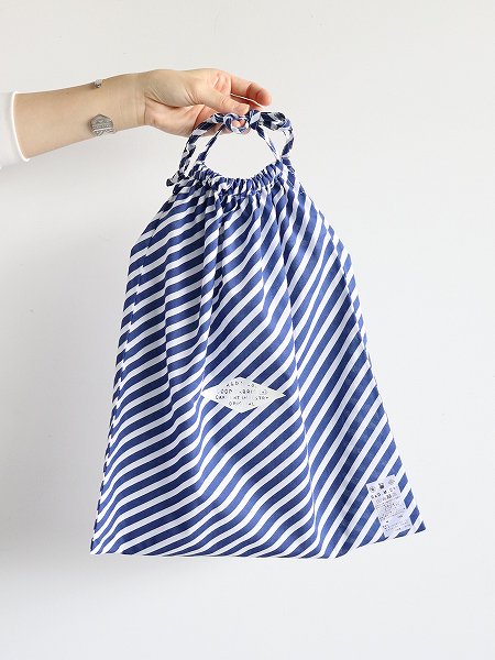 R&D.M.Co- / OLDMAN'S TAILOR (ɥޥ󥺥ƥ顼) RAINY STRIPE DRAWSTRING BAG L() no.6839