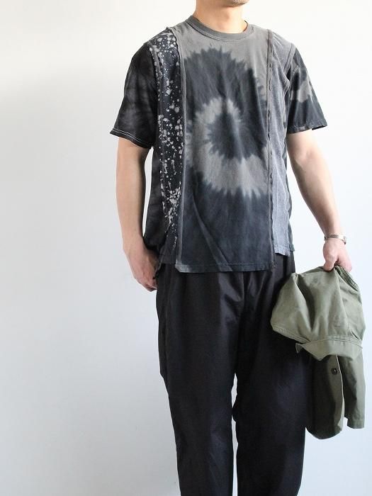 Rebuild By Needles / 5 Cuts S/S Tee - B&W Mishmash