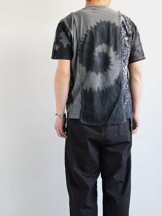 Rebuild By Needles / 5 Cuts S/S Tee - B&W Mishmash