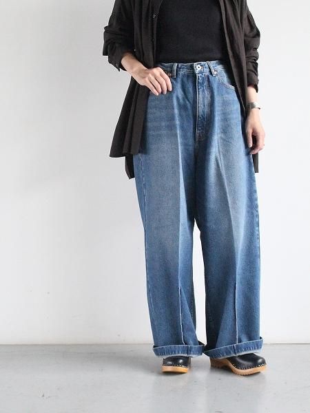 RHODOLIRION (ロドリリオン) 90'Loose Straight Pants / Denim