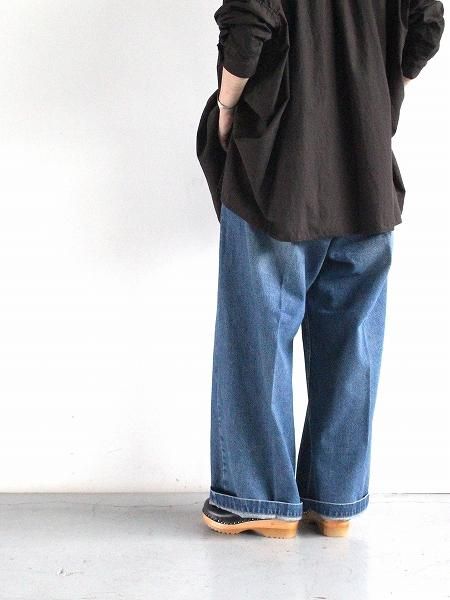 RHODOLIRION (ロドリリオン) 90'Loose Straight Jean Pant / Indigo