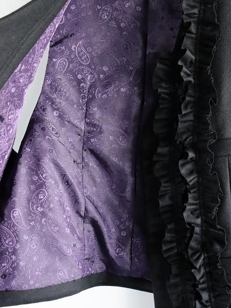 RHODOLIRION ウール カシミヤ フリル ベスト Frill Vest RHODOLIRION｜ウール カシミヤ フランネル フリル ベスト “Frill